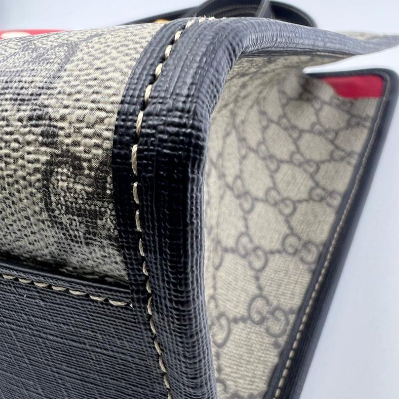 古馳 經典老花帆布手提托特包-13