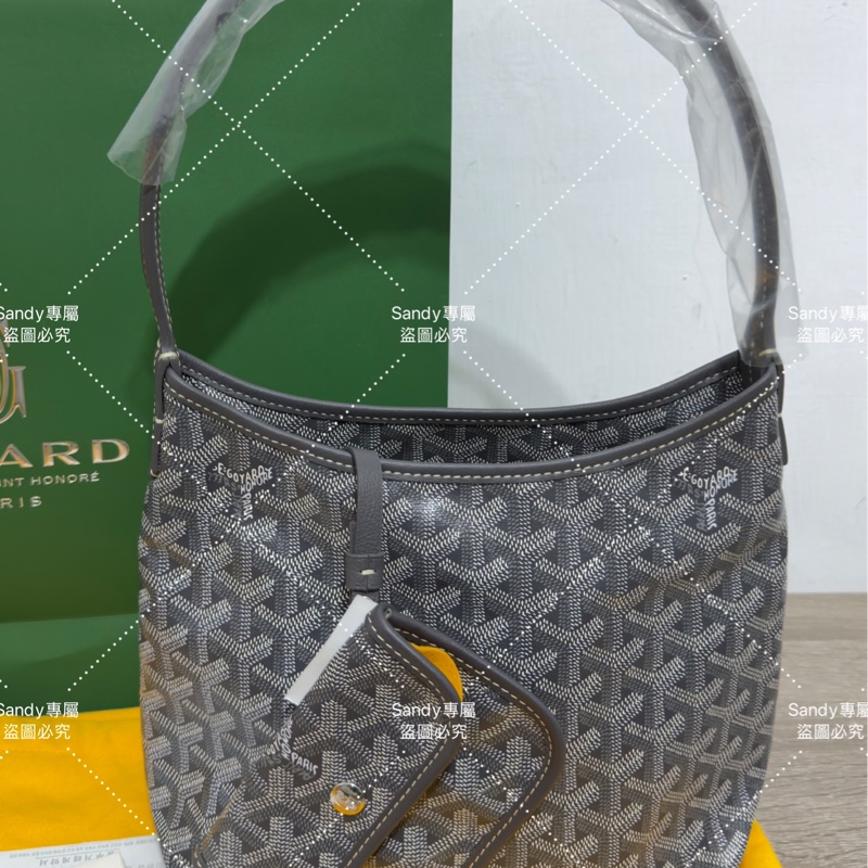 Goyard mini hobo 灰色 全新全配-2