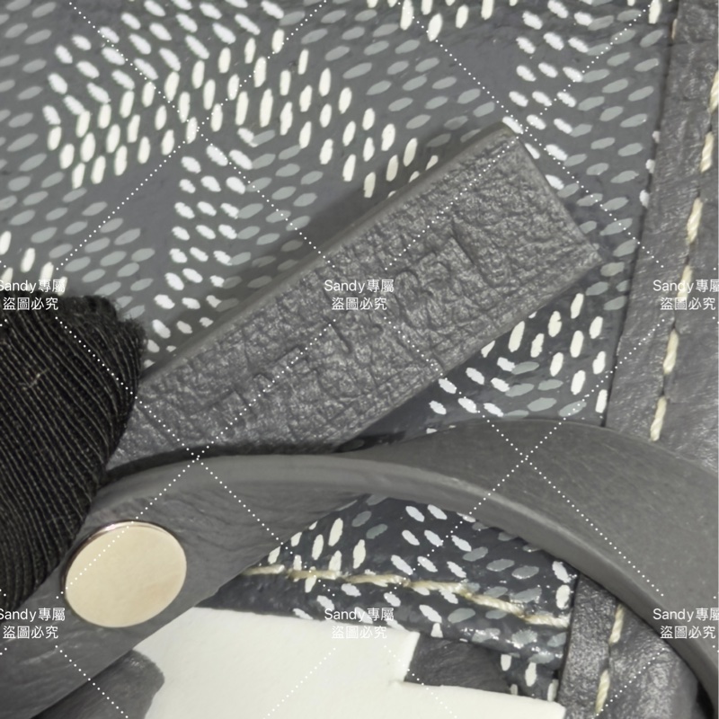Goyard mini hobo 灰色 全新全配-12