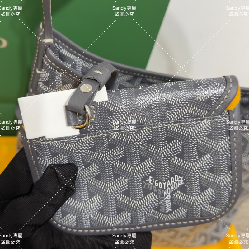 Goyard mini hobo 灰色 全新全配-21