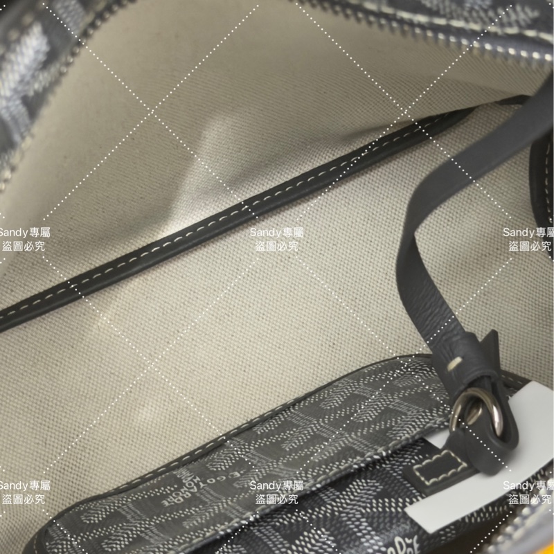 Goyard mini hobo 灰色 全新全配-35