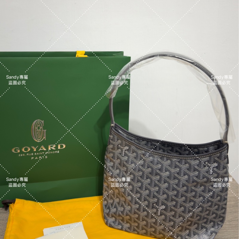 Goyard mini hobo 灰色 全新全配-41