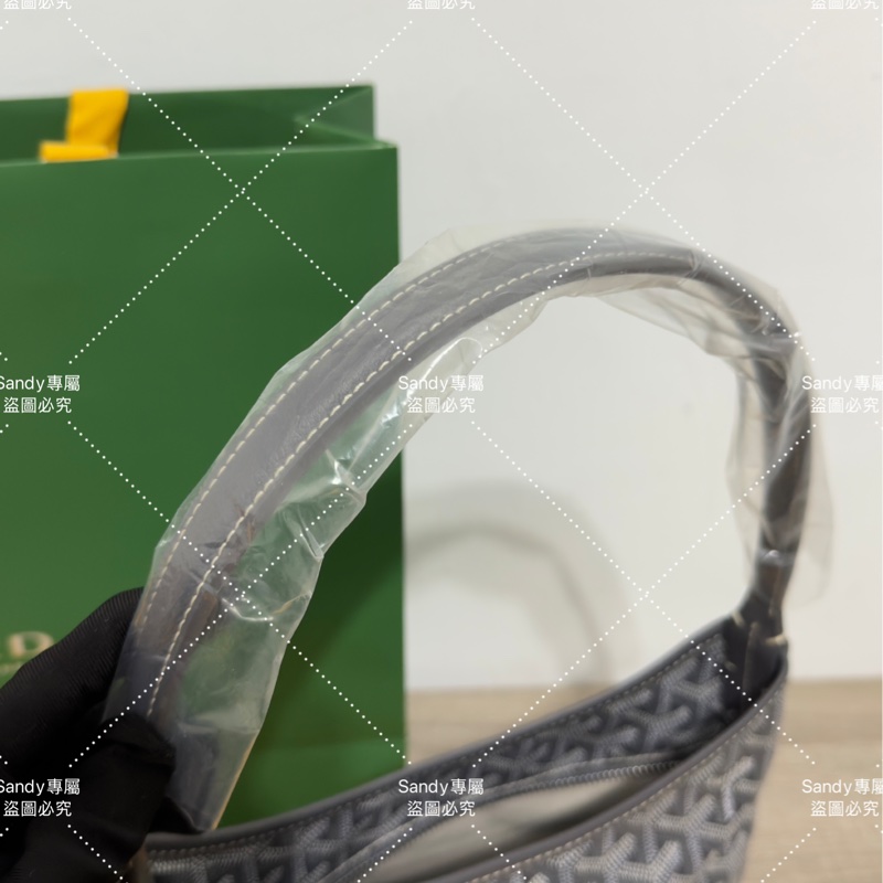 Goyard mini hobo 灰色 全新全配-43
