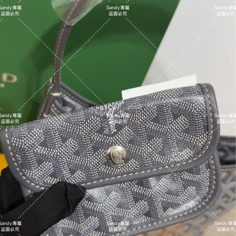 Goyard mini hobo 灰色 全新全配-51
