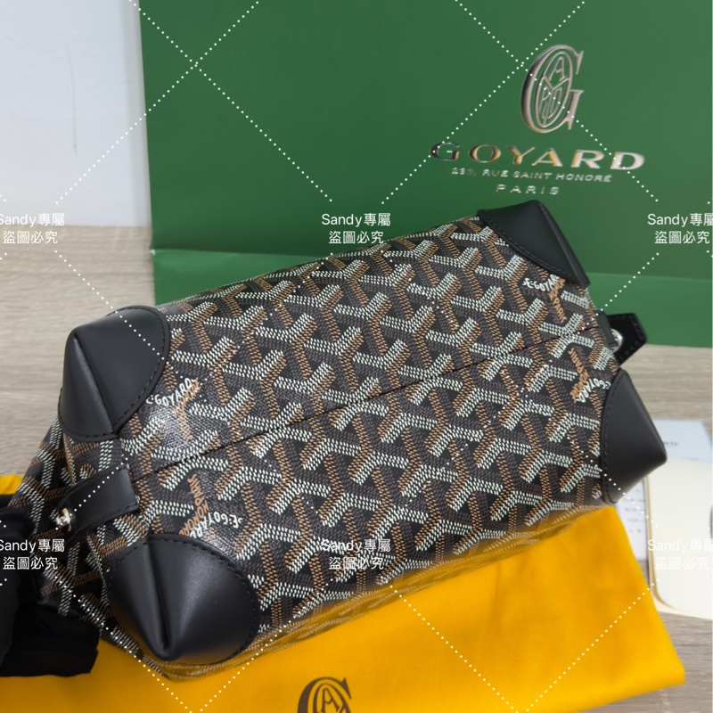 Goyard 洗漱包 飯盒包 黑色 全新全配  （可搭肩帶自行改造包）-3