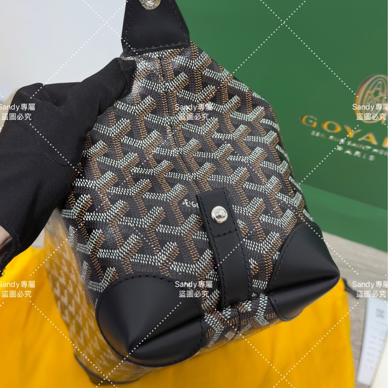 Goyard 洗漱包 飯盒包 黑色 全新全配  （可搭肩帶自行改造包）-4
