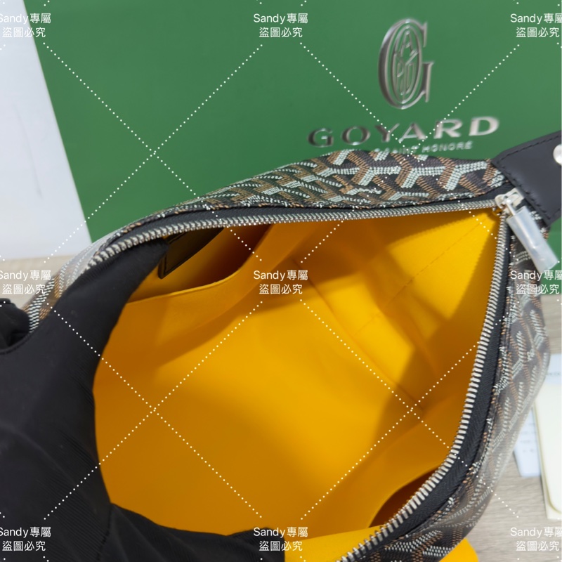 Goyard 洗漱包 飯盒包 黑色 全新全配  （可搭肩帶自行改造包）-7