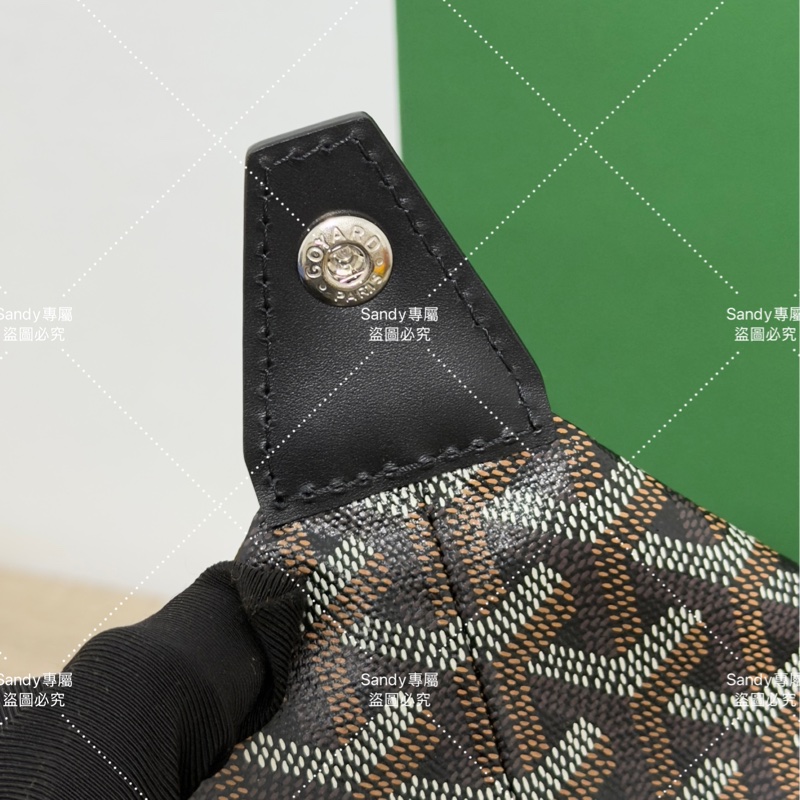 Goyard 洗漱包 飯盒包 黑色 全新全配  （可搭肩帶自行改造包）-12
