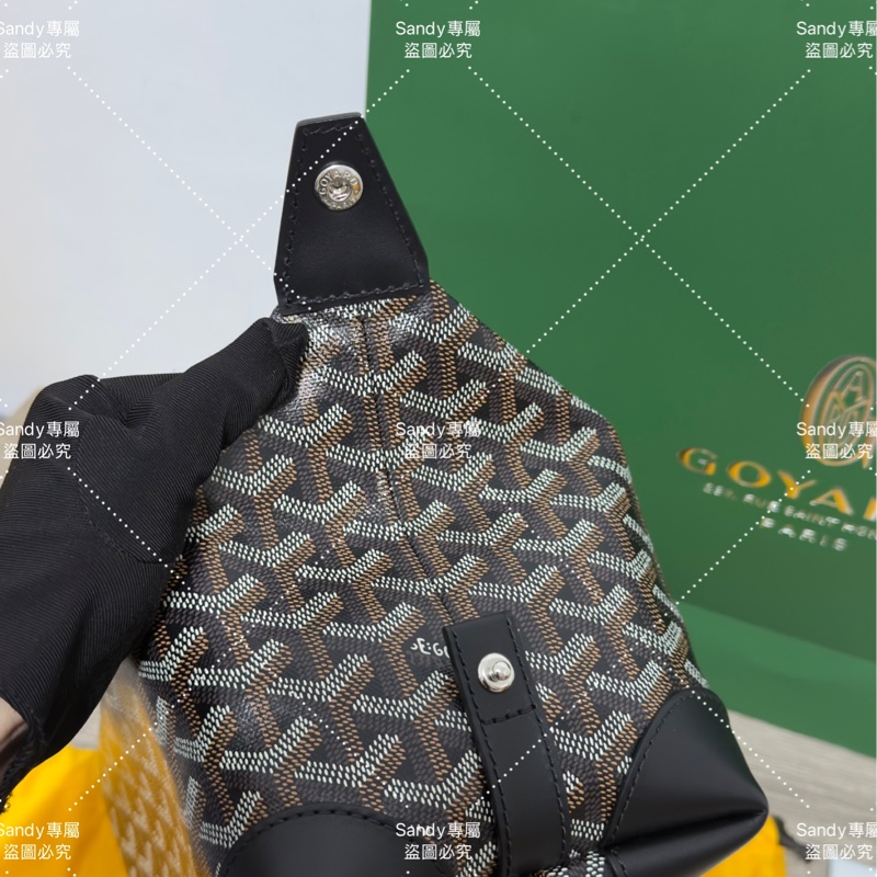 Goyard 洗漱包 飯盒包 黑色 全新全配  （可搭肩帶自行改造包）-21