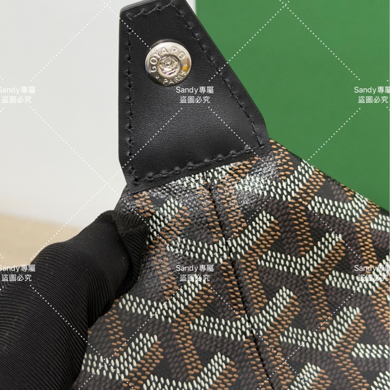Goyard 洗漱包 飯盒包 黑色 全新全配  （可搭肩帶自行改造包）-22