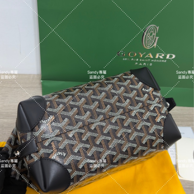 Goyard 洗漱包 飯盒包 黑色 全新全配  （可搭肩帶自行改造包）-28