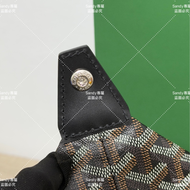 Goyard 洗漱包 飯盒包 黑色 全新全配  （可搭肩帶自行改造包）-30