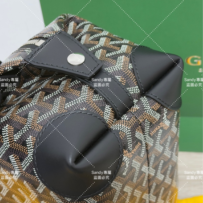 Goyard 洗漱包 飯盒包 黑色 全新全配  （可搭肩帶自行改造包）-34