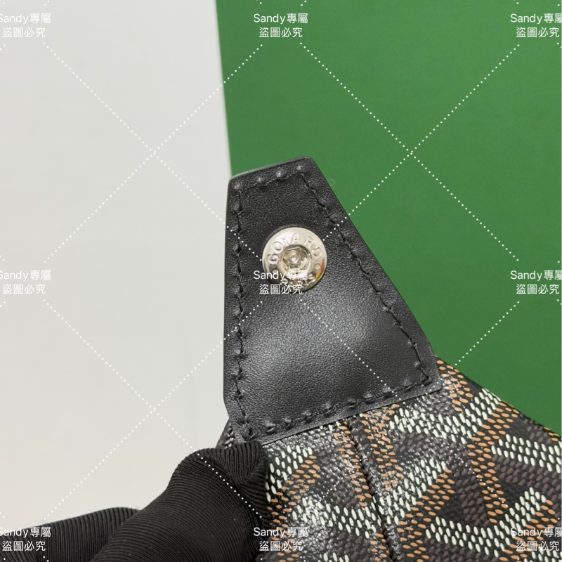 Goyard 洗漱包 飯盒包 黑色 全新全配  （可搭肩帶自行改造包）-47