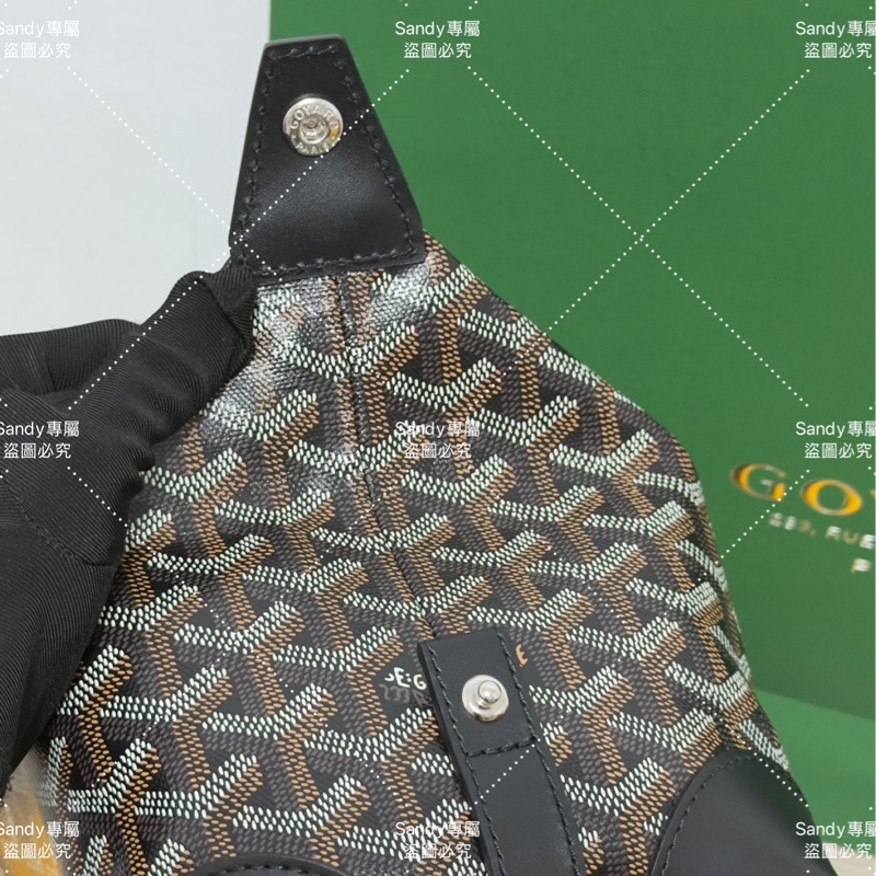 Goyard 洗漱包 飯盒包 黑色 全新全配  （可搭肩帶自行改造包）-53