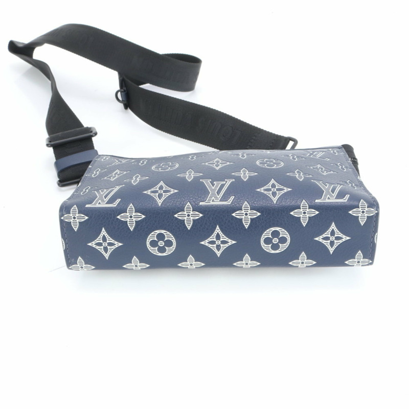 路易威登 Monogram Shadow Gaston 男士穿戴式皮夾 M83384 皮革肩背包-5