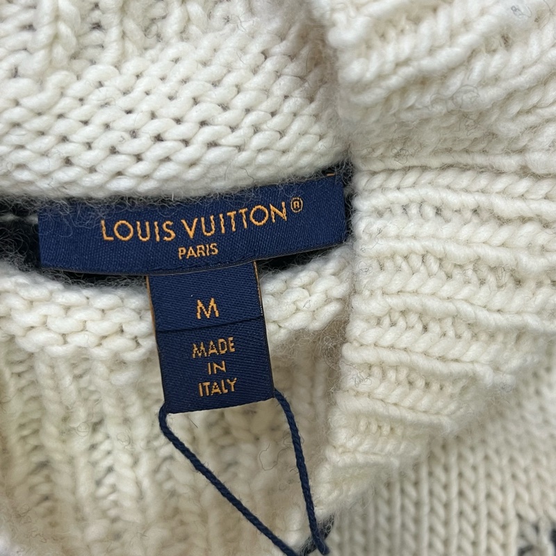 Louis Vuitton  LV 24SS撞色高領針織毛衣 Twice 娜璉同款-8