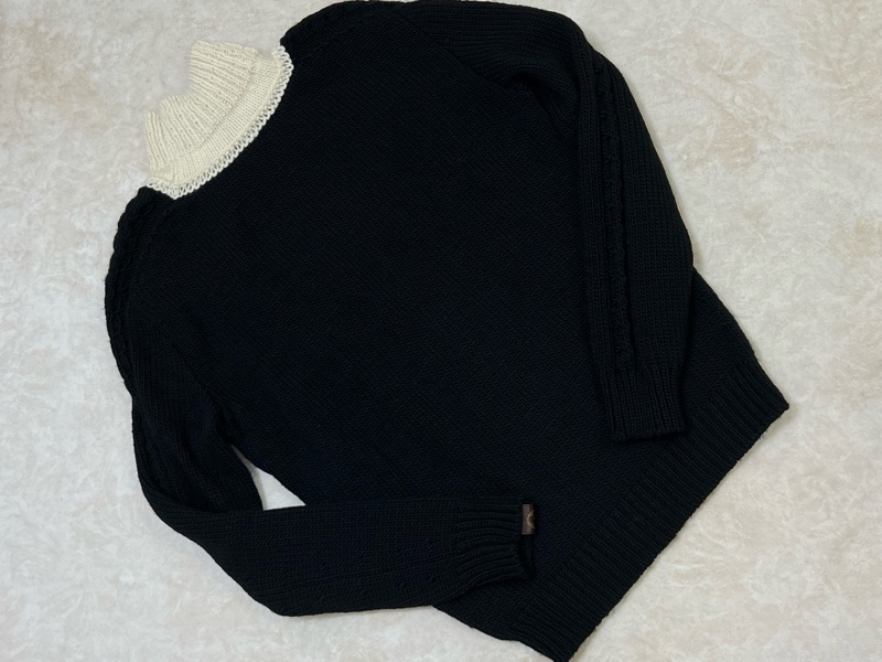 Louis Vuitton  LV 24SS撞色高領針織毛衣 Twice 娜璉同款-12