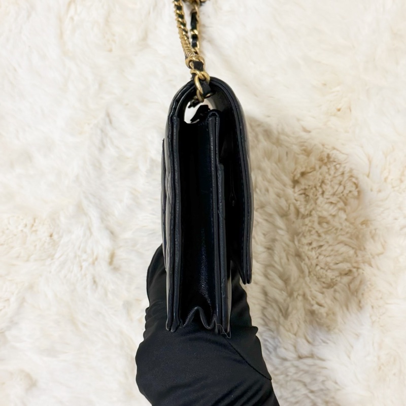 CHANEL WOC 黑金核桃 芯片款 全網最低價❤️-2