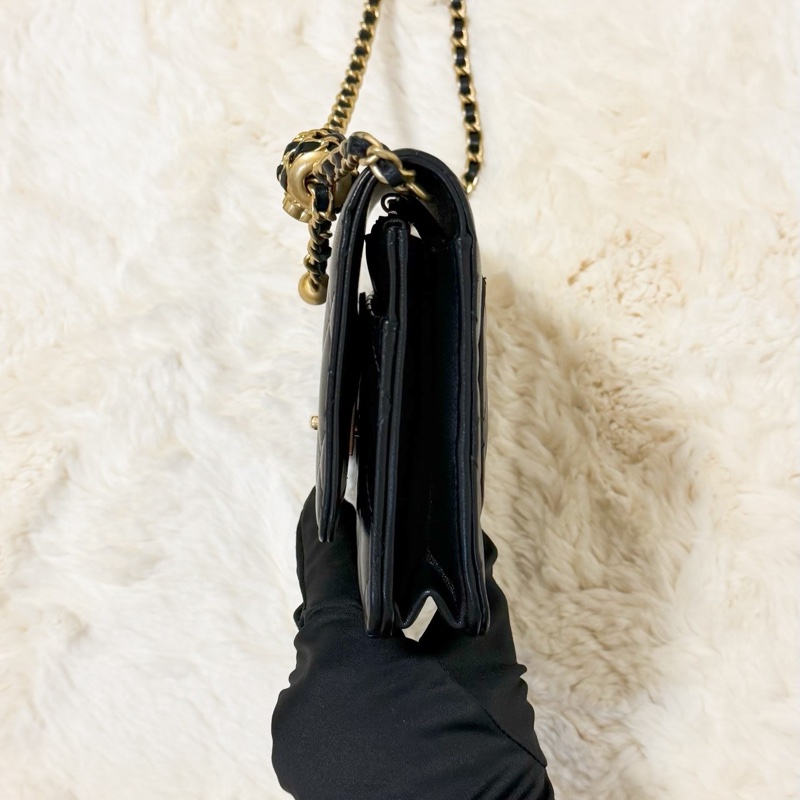 CHANEL WOC 黑金核桃 芯片款 全網最低價❤️-3