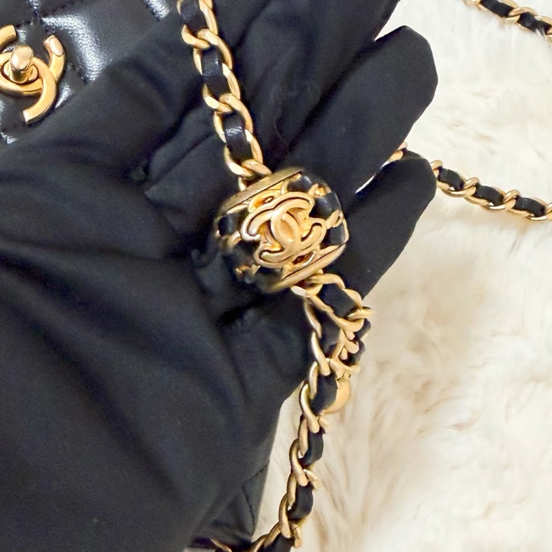 CHANEL WOC 黑金核桃 芯片款 全網最低價❤️-7