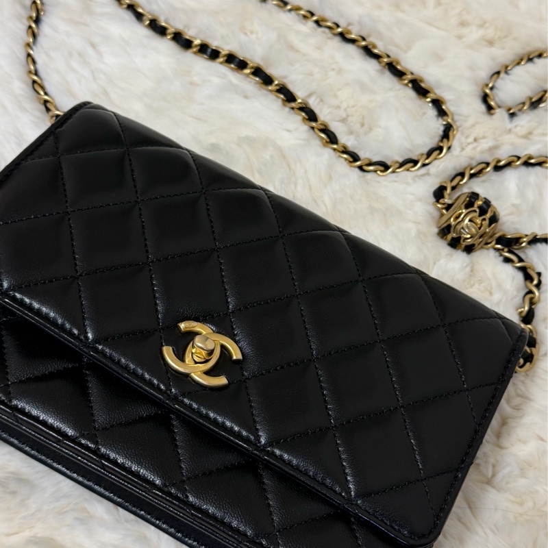 CHANEL WOC 黑金核桃 芯片款 全網最低價❤️-8