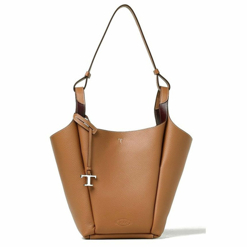 TODS 經典小號水桶包 棕色