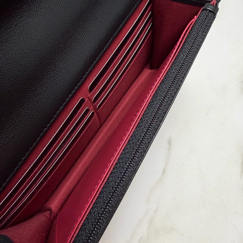 香奈兒 Chanel 19 bag woc 黑金-12