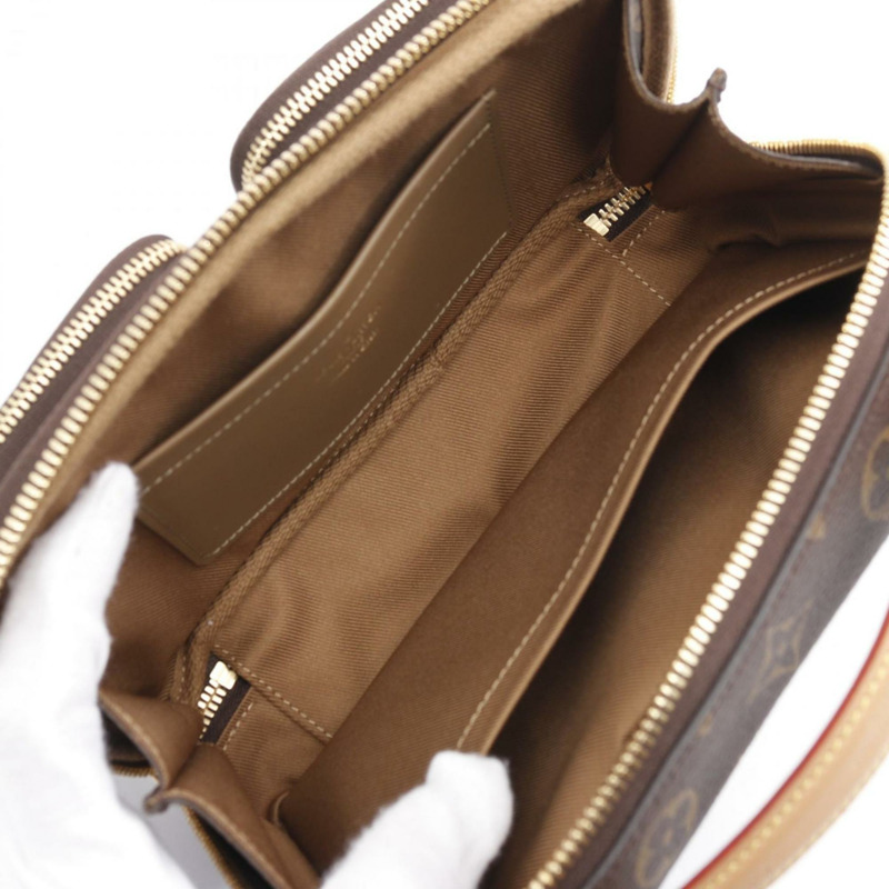 路易威登多功能斜背包,塗層帆布和皮革材質,飾有Monogram圖案,棕色,M80446-2