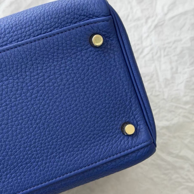 愛馬仕Kelly35 電光藍金扣togo皮 框O-2