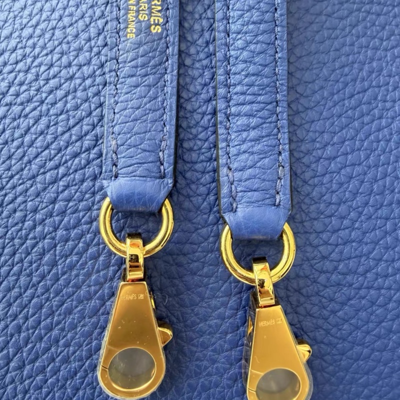 愛馬仕Kelly35 電光藍金扣togo皮 框O-5