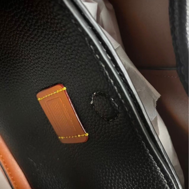 Coach Lana Shoulder Bag 23 Black CM545 Handbag Crossbody Diagonal Leather-9