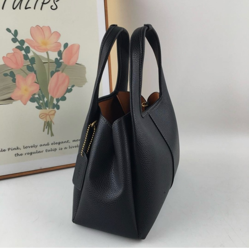 Coach Lana Shoulder Bag 23 Black CM545 Handbag Crossbody Diagonal Leather-12