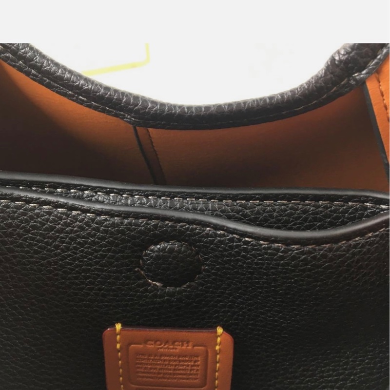 Coach Lana Shoulder Bag 23 Black CM545 Handbag Crossbody Diagonal Leather-16