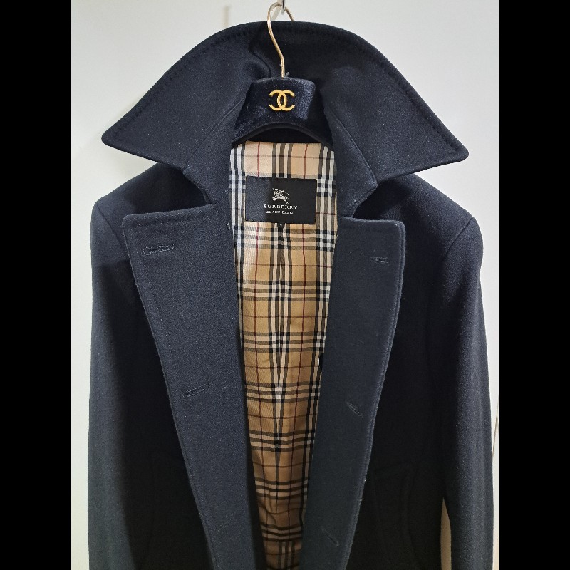 極美品/Burberry 男神大衣/羊毛+羊絨-0