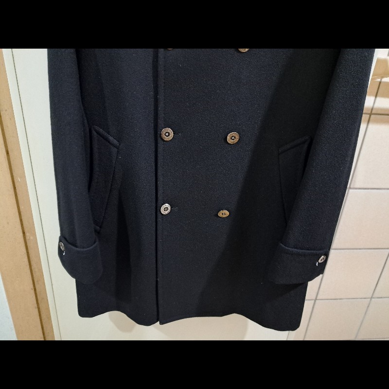 極美品/Burberry 男神大衣/羊毛+羊絨-3