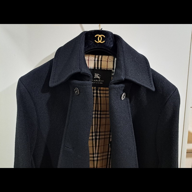 極美品/Burberry 男神大衣/羊毛+羊絨-5