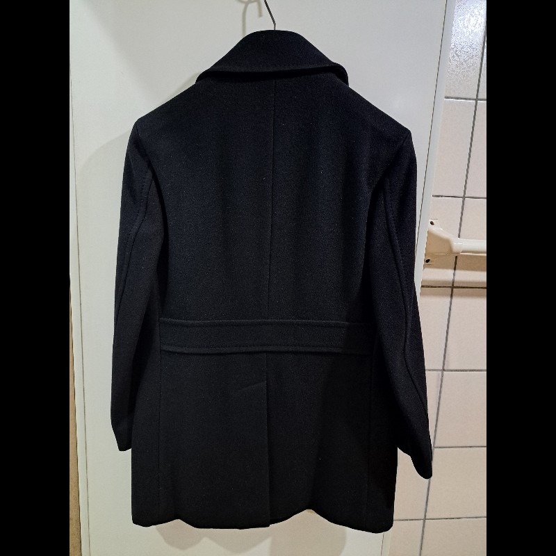 極美品/Burberry 男神大衣/羊毛+羊絨-9