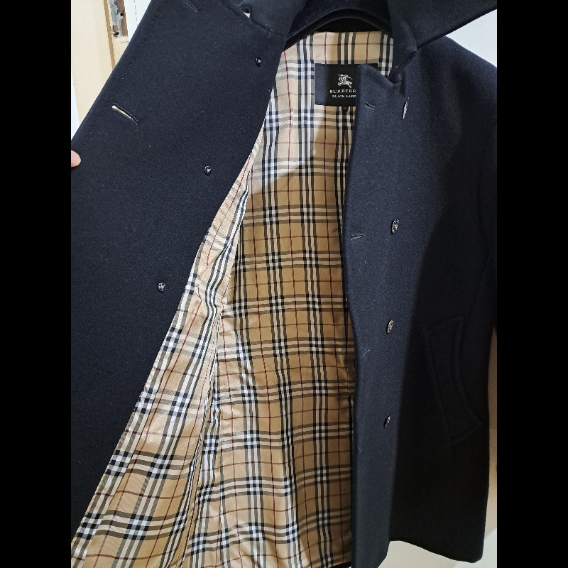 極美品/Burberry 男神大衣/羊毛+羊絨-16