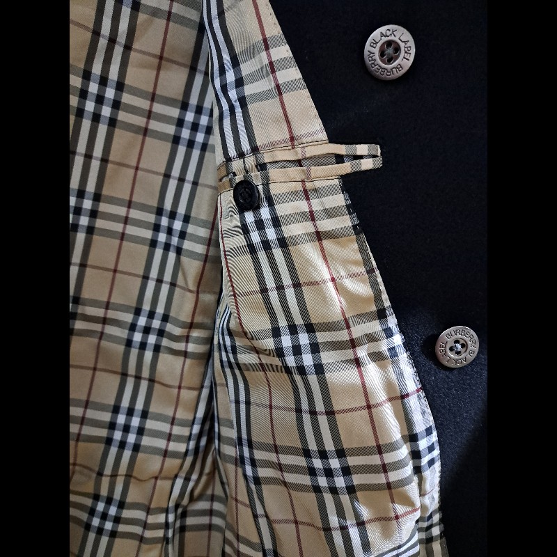 極美品/Burberry 男神大衣/羊毛+羊絨-17