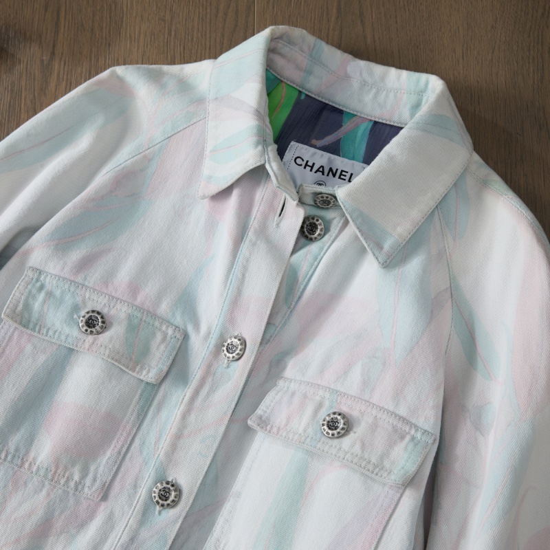 ❤️CHANEL 走秀款 特殊暈染 時尚外套 精美內襯-2