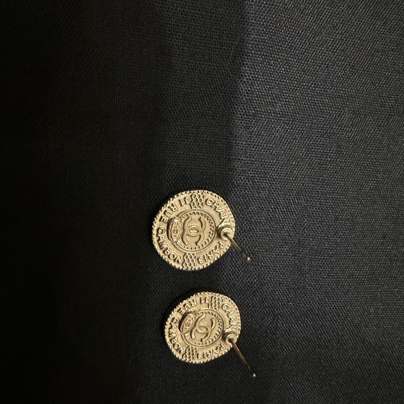 CHANEL 仿舊錢幣耳環-5