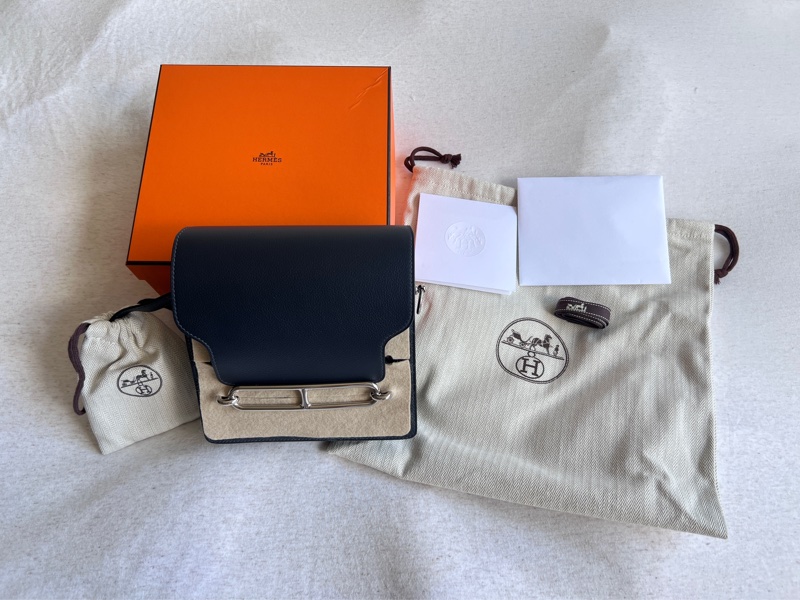 降價！近全新Hermès mini Roulis 豬鼻子-0