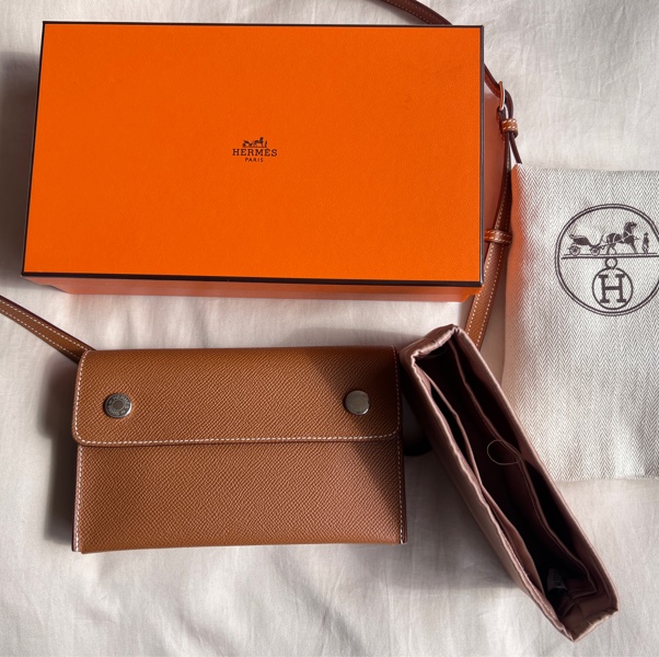 二手Hermès Hermesnap金棕色-9