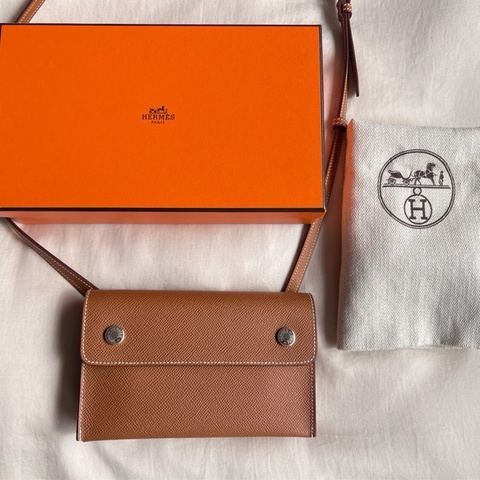 二手Hermès Hermesnap金棕色