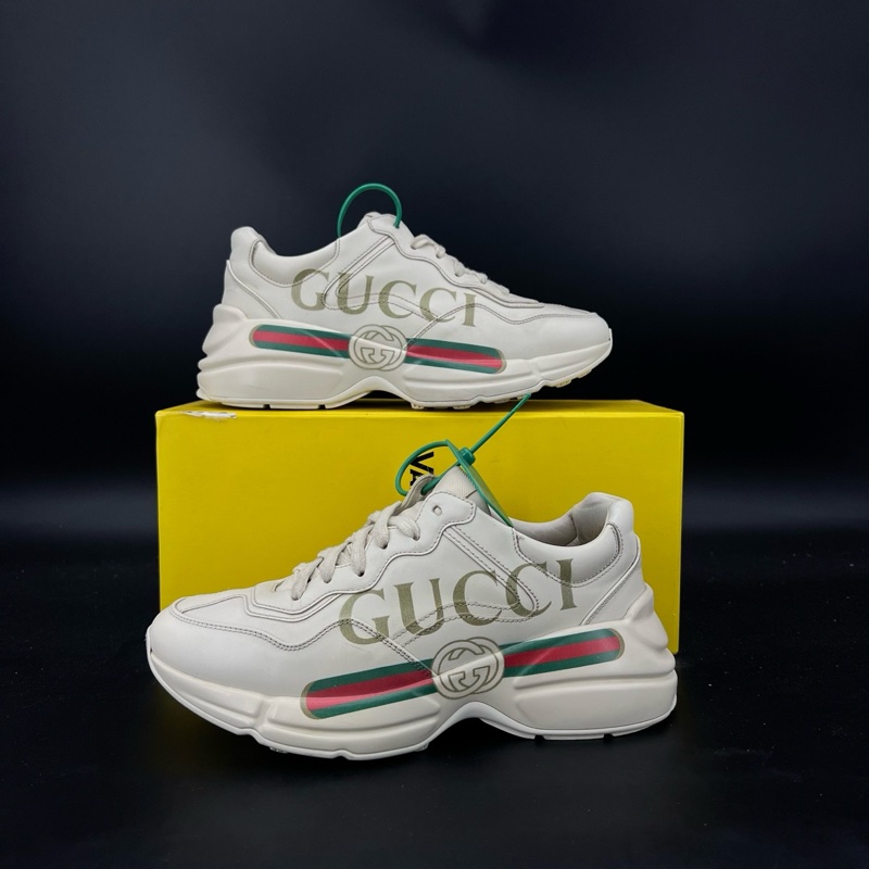 95新GUCCI古馳 Rhyton 象牙白 碼數 37.5 無附件-6