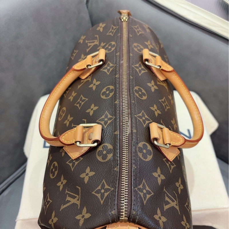 LV路易威登經典老花Speedy 30手提包-5
