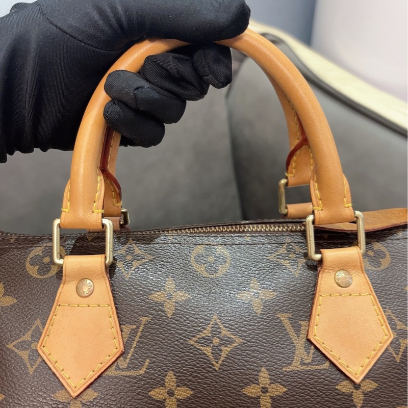 LV路易威登經典老花Speedy 30手提包-9