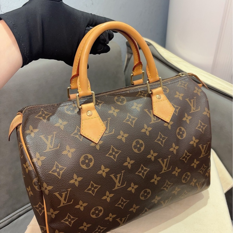 LV路易威登經典老花Speedy 30手提包-11
