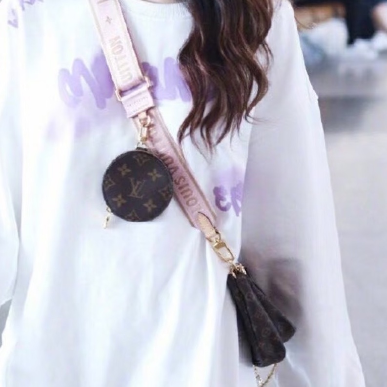 百搭日常款✨Lv路易威登老花五合一組合包手提包單肩斜挎包-3